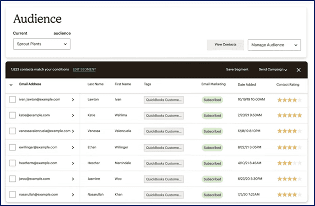 Mailchimp: cheapest CRM for small businesses
