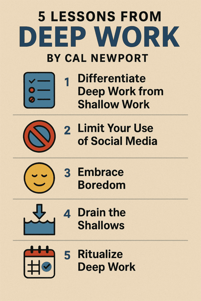Deep Work by Cal Newport (Summary)