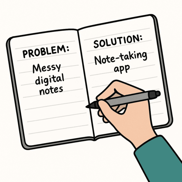 Rework by Jason Fried and David Heinemeier Hansson ( Writing down a personal problem to solve as a business idea)