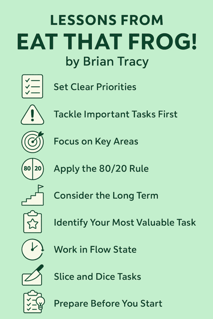Eat That Frog! by Brian Tracy ( Book Summary)