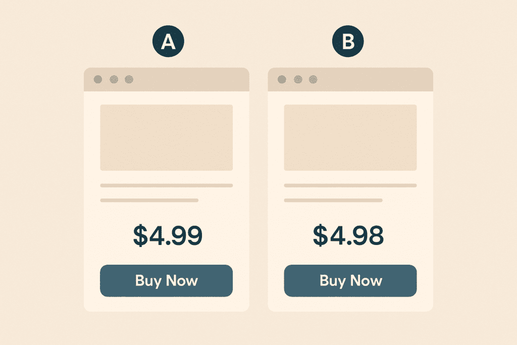 The Tipping Point by Malcolm Gladwell ( Side-by-side comparison of different versions of a webpage for testing)