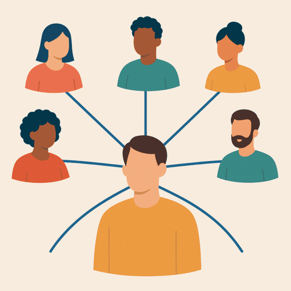 The Tipping Point by Malcolm Gladwell ( Person connecting different social groups together)