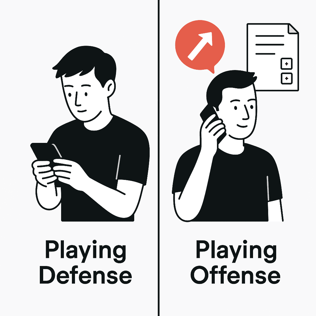 Whatever It Takes by Brandon Bornancin (Comparison of defensive vs offensive business actions)