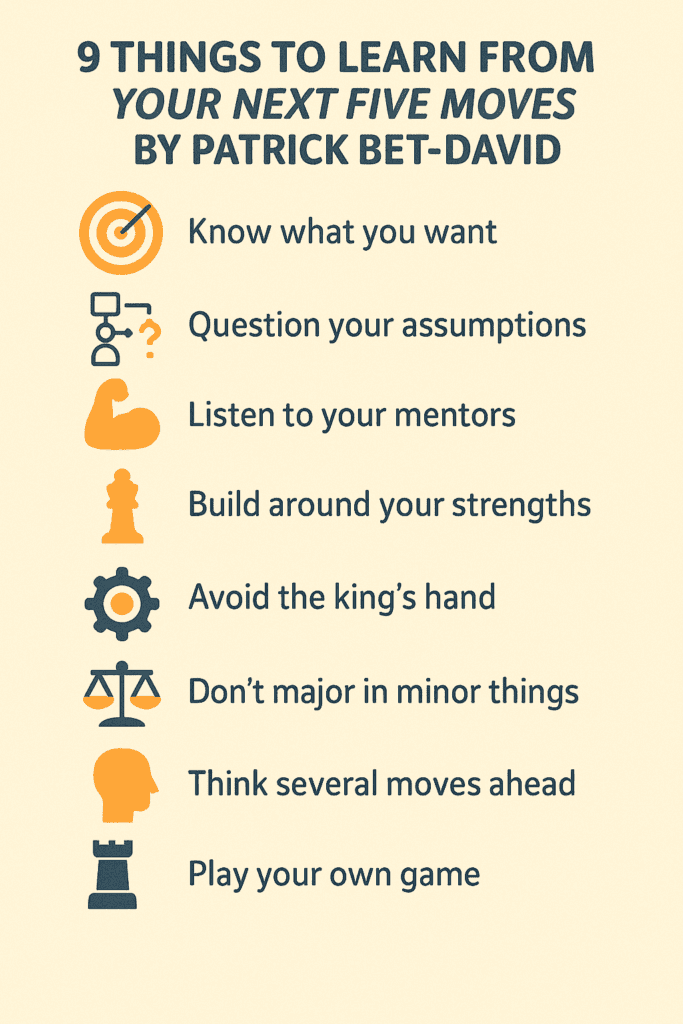 Your Next Five Moves by Patrick Bet-David ( Book Summary)