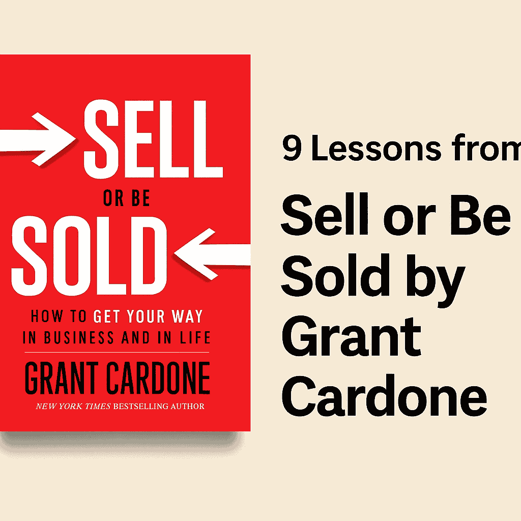 You are currently viewing Sell or Be Sold by Grant Cardone (9 Helpful Lessons Plus Book Summary)