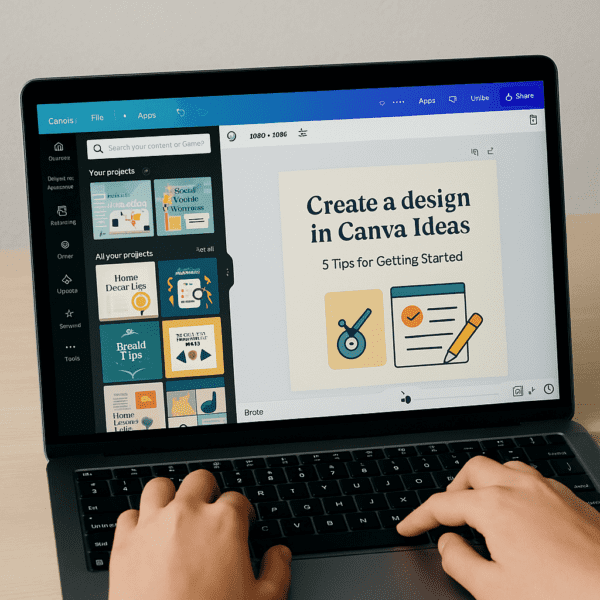 Creating Canva templates as easy online business ideas