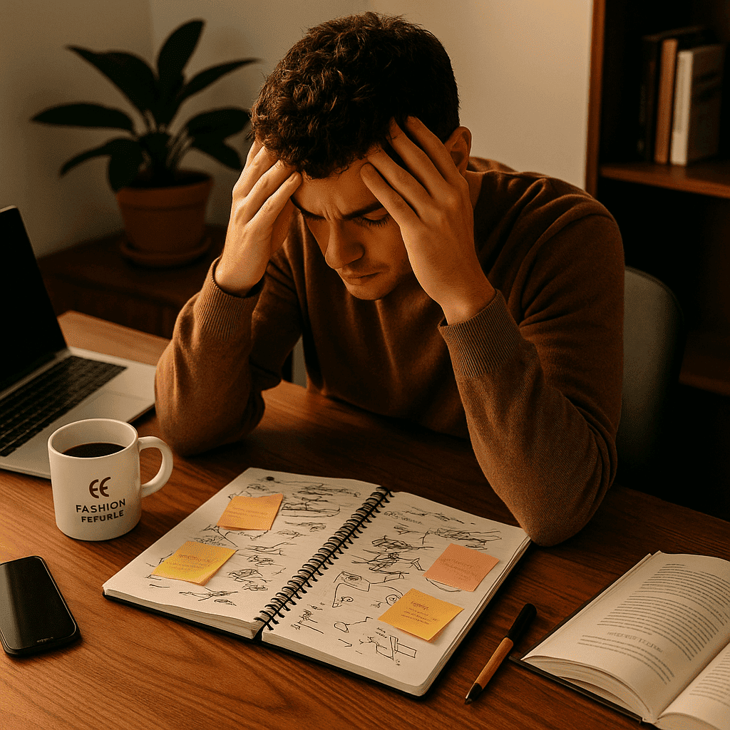 Marketing challenge of perfectionism and self-doubt during brainstorming