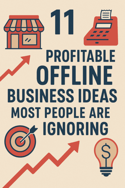 You are currently viewing 11 Profitable Offline Business Ideas Most People Are Ignoring