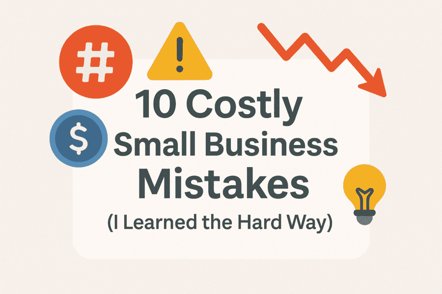 You are currently viewing 10 Costly Small Business Mistakes (I Learned the Hard Way)