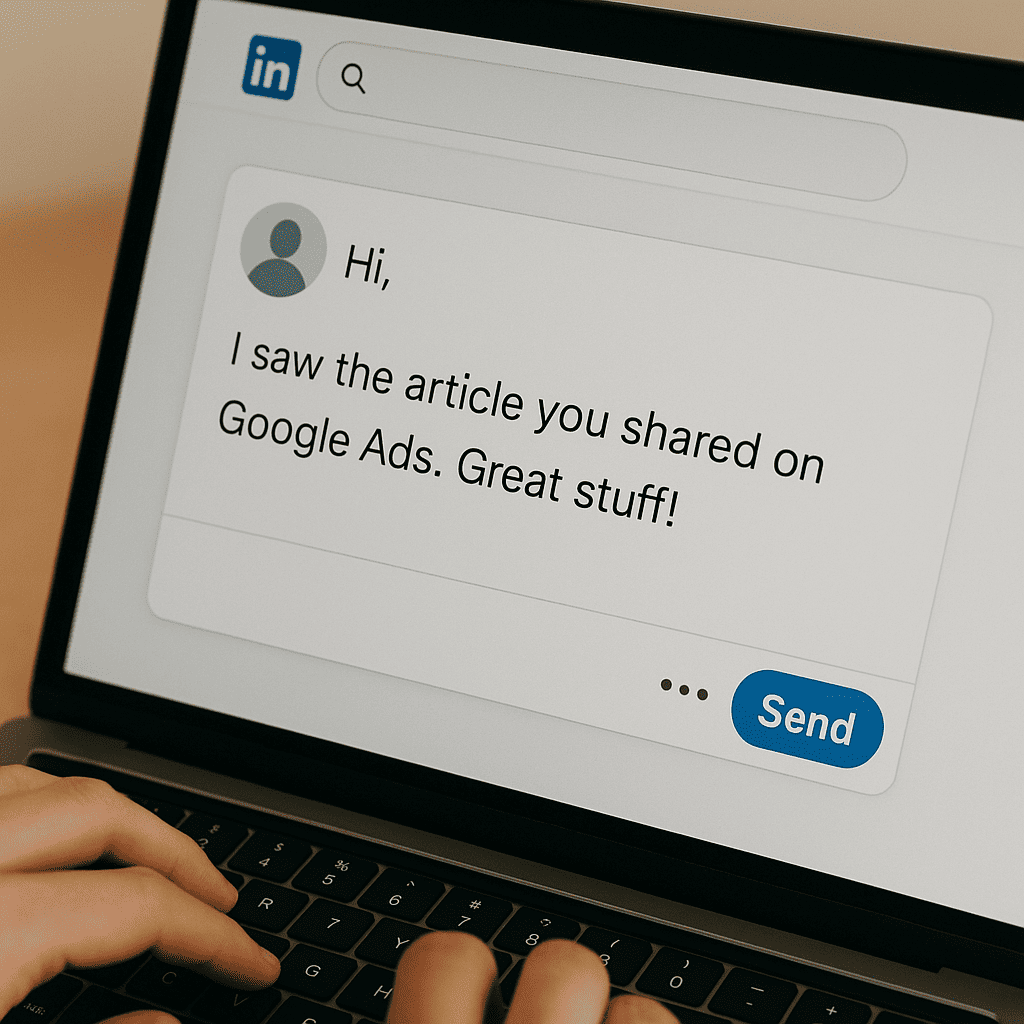 Genuine LinkedIn messages that help small business owners get clients