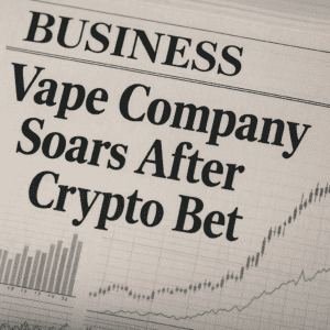 Read more about the article How a Vape Company’s Crypto Bet Shocked the Market (833% surge)